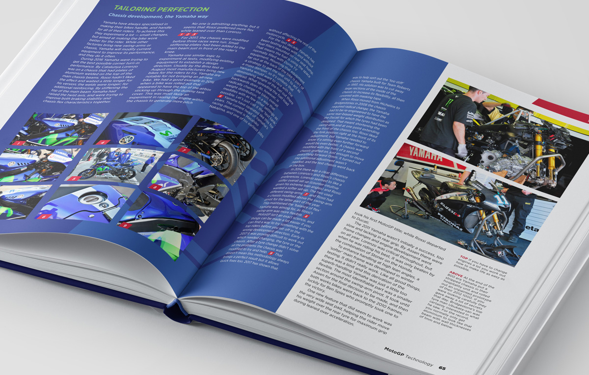 motogp-tech_casebound_64-65_v2 MotoGP Technology sample spread